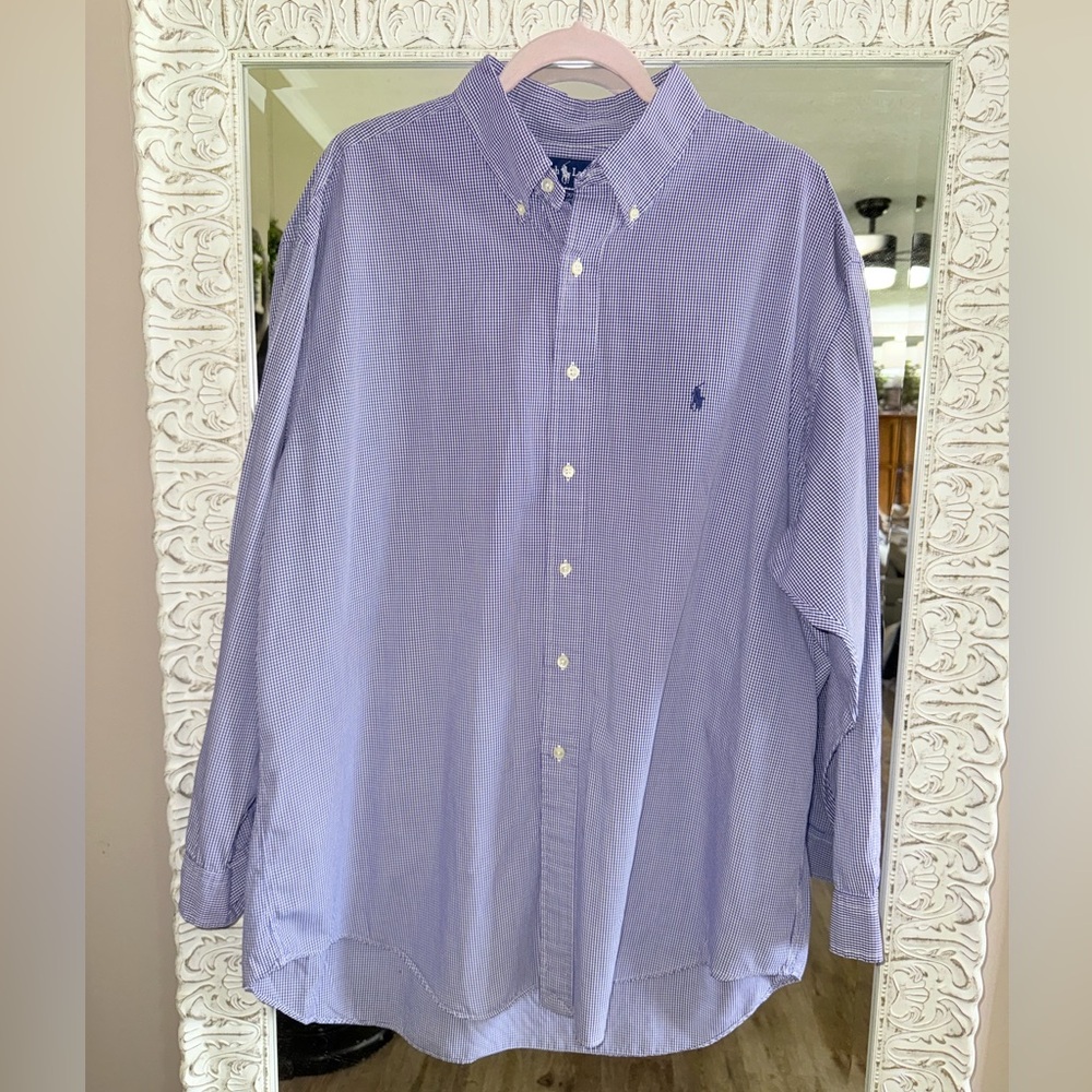 Ralph Lauren • Micro Checkered Yarmouth Oxford Shirt